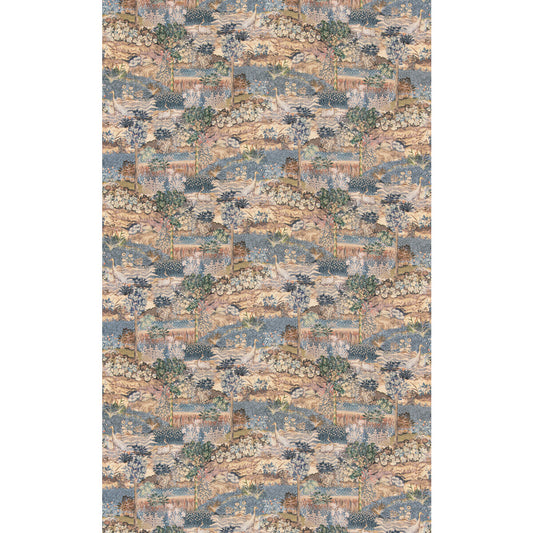 G P & J BAKER PALACE TAPESTRY ROYAL BLUE