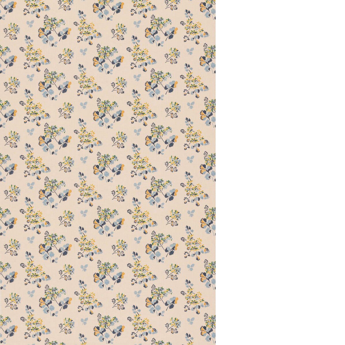G P & J BAKER FOREST FLOWER BLUE/GREEN
