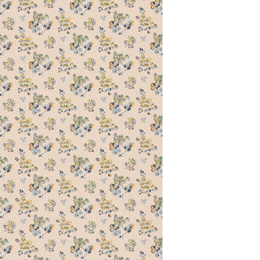 G P & J BAKER FOREST FLOWER BLUE/GREEN