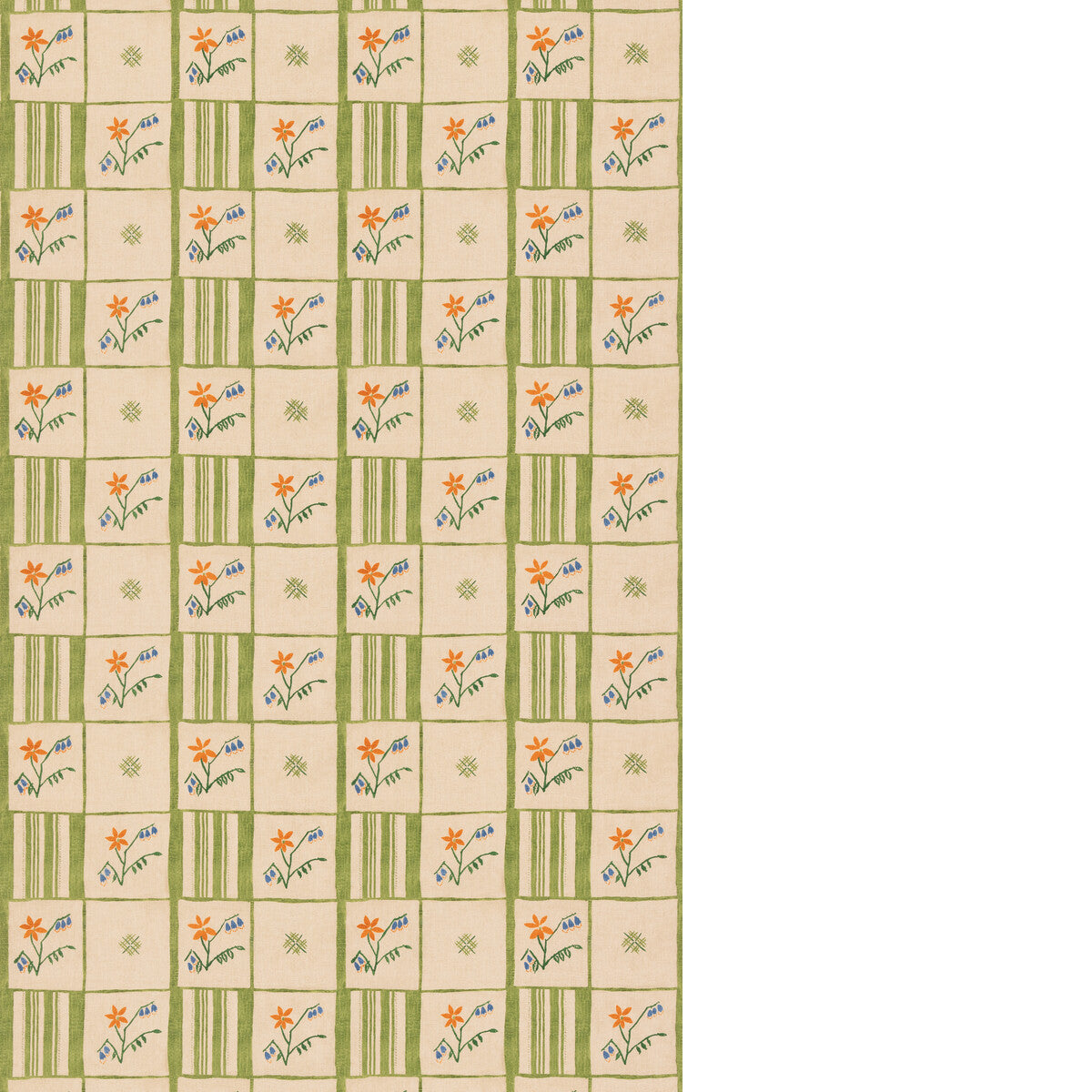 G P & J BAKER FORGET-ME-NOT GREEN