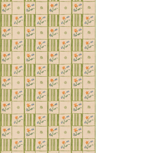 G P & J BAKER FORGET-ME-NOT GREEN
