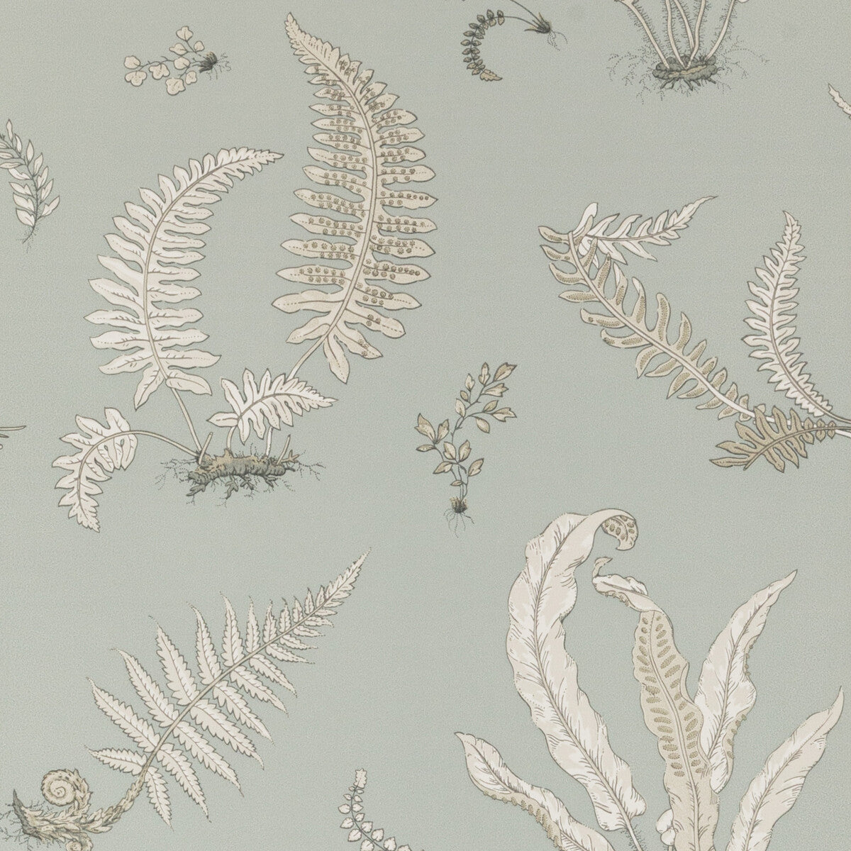 G P & J BAKER FERNS SOFT BLUE