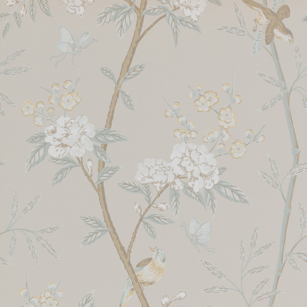G P & J BAKER PEONY & BLOSSOM SOFT AQUA