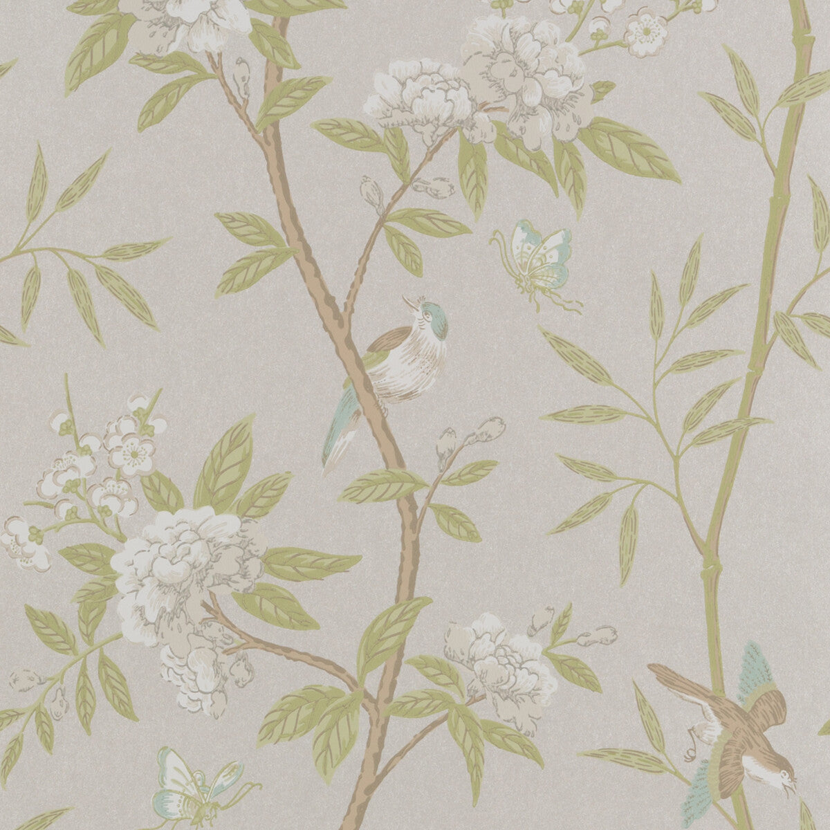 G P & J BAKER PEONY & BLOSSOM IVORY/WILLOW