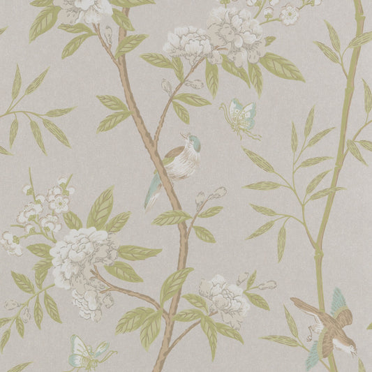 G P & J BAKER PEONY & BLOSSOM IVORY/WILLOW