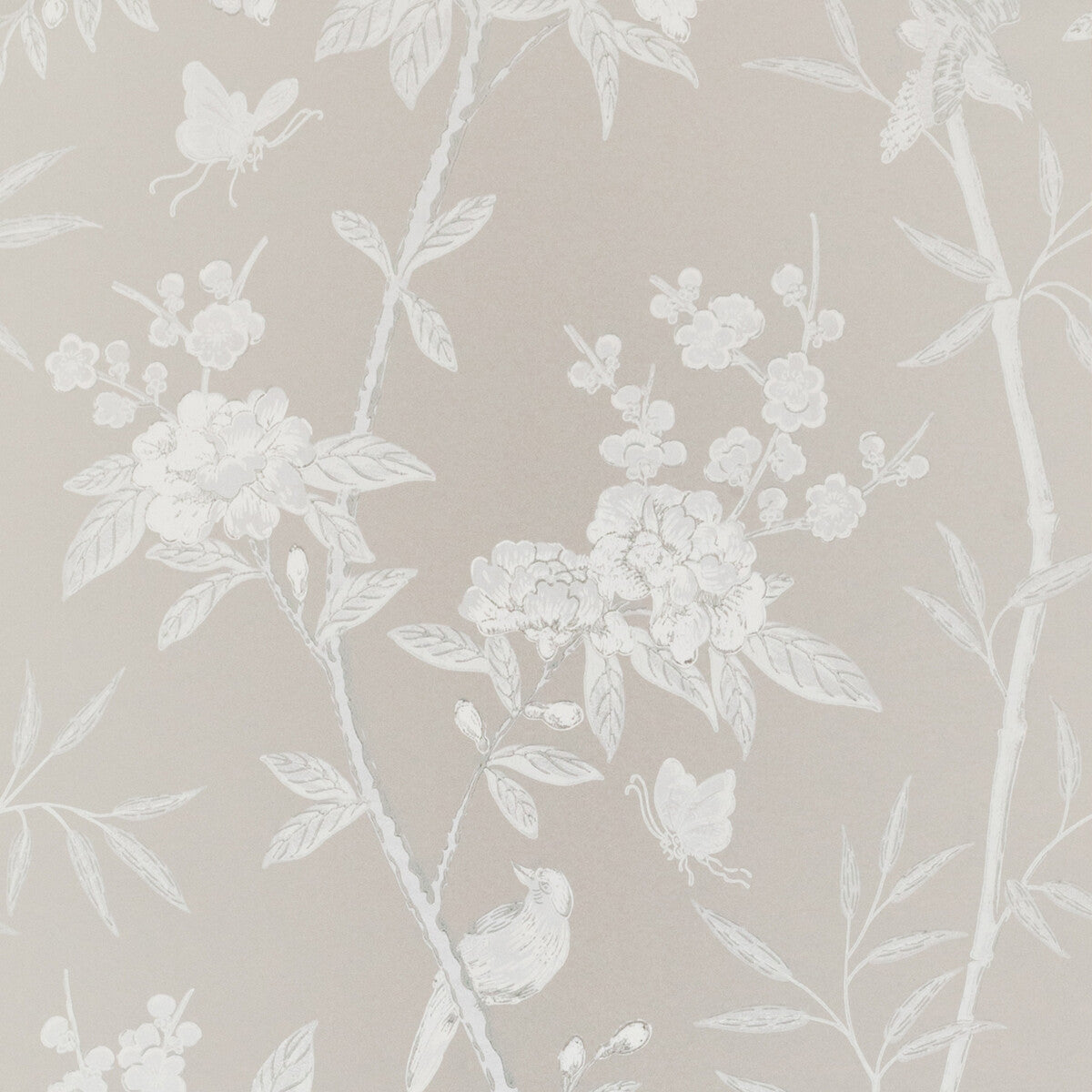 G P & J BAKER PEONY & BLOSSOM SOFT GREY