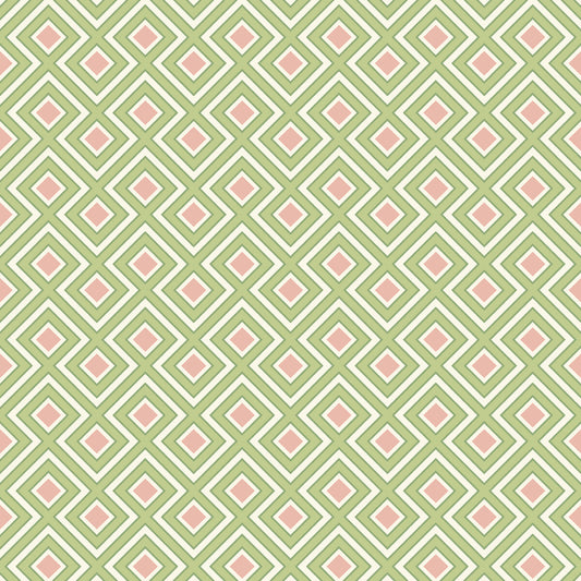 G P & J BAKER LA FIORENTINA SMALL GREEN/BLUSH