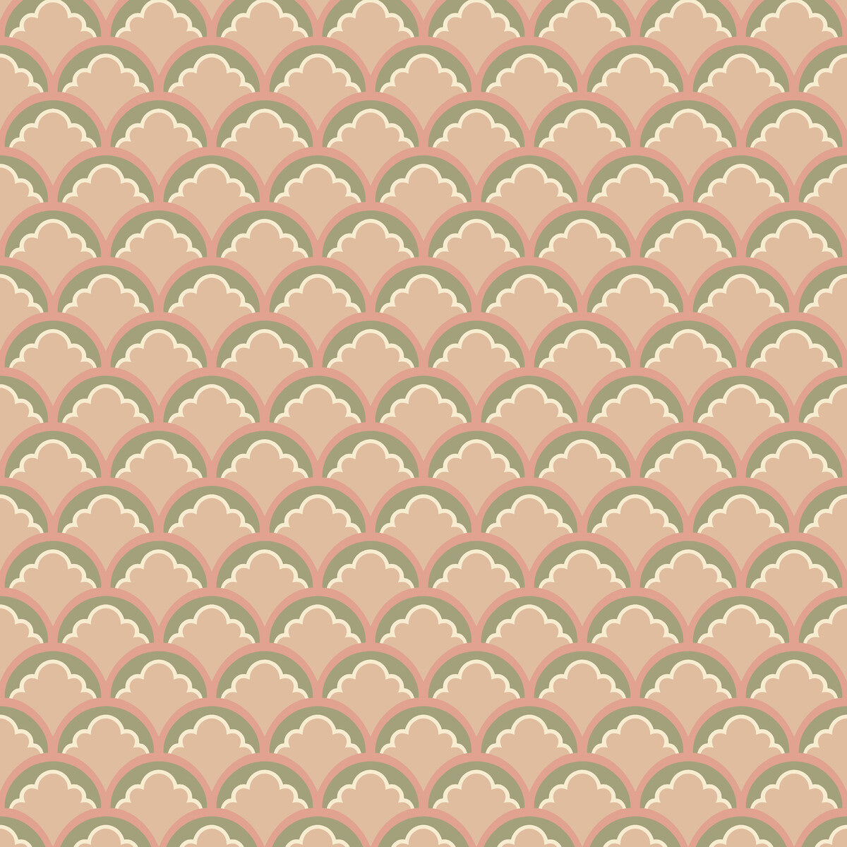 G P & J BAKER MOUNT TEMPLE SMALL BLUSH/GREEN