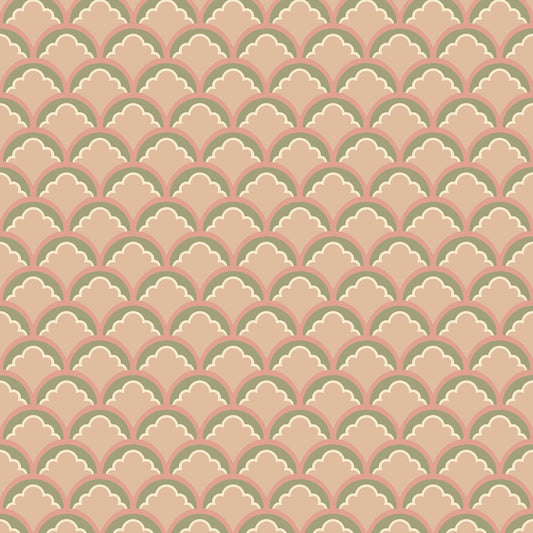 G P & J BAKER MOUNT TEMPLE SMALL BLUSH/GREEN