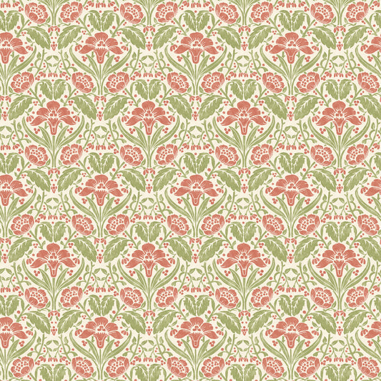 G P & J BAKER IRIS MEADOW PINK/GREEN