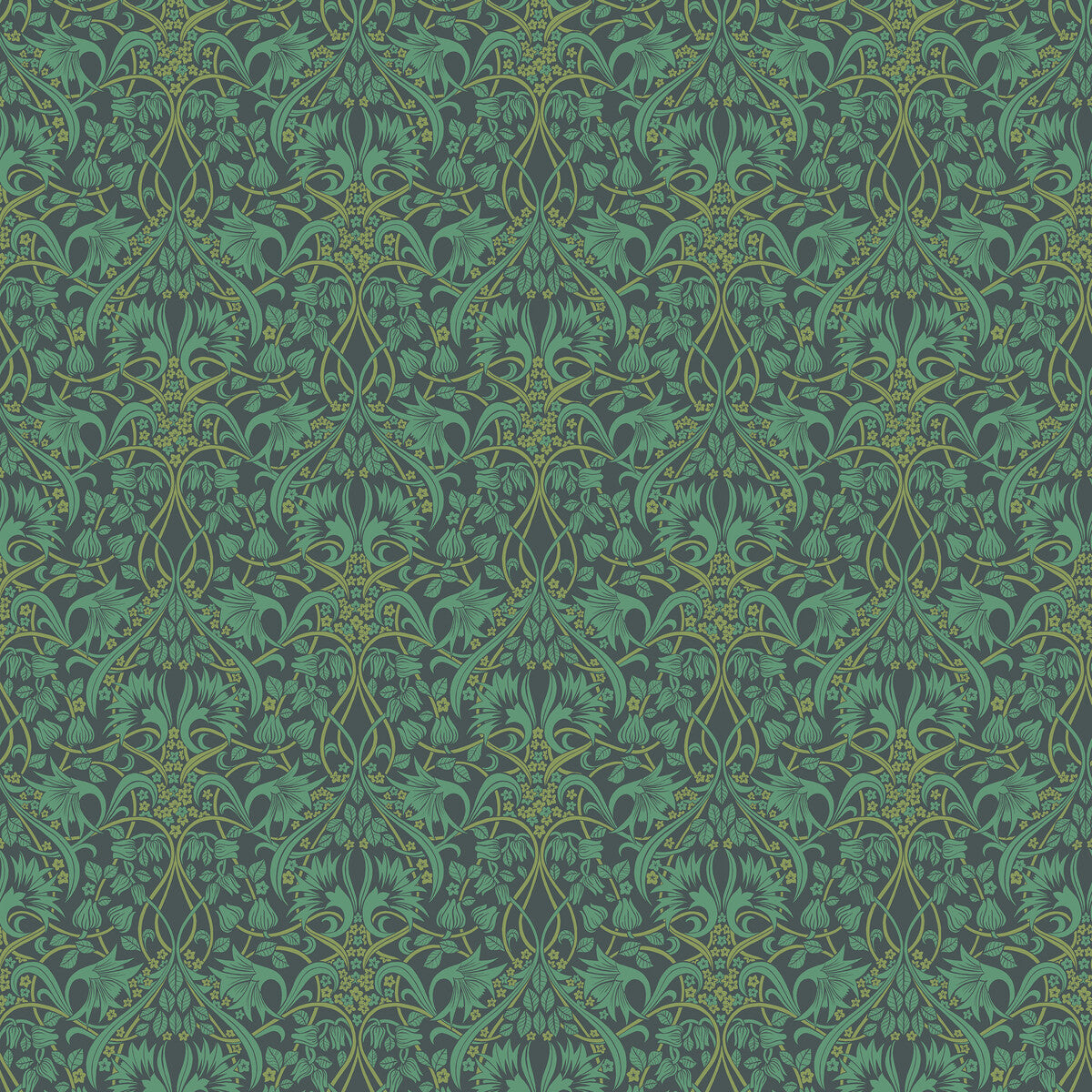 G P & J BAKER FRITILLERIE INDIGO/TEAL