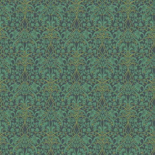 G P & J BAKER FRITILLERIE INDIGO/TEAL