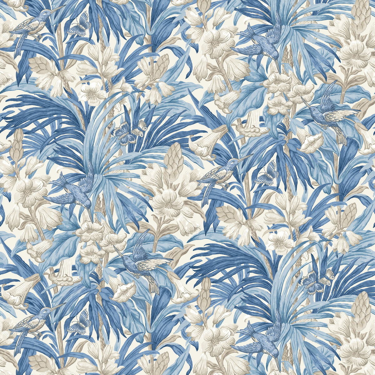G P & J BAKER TRUMPET FLOWERS BLUE