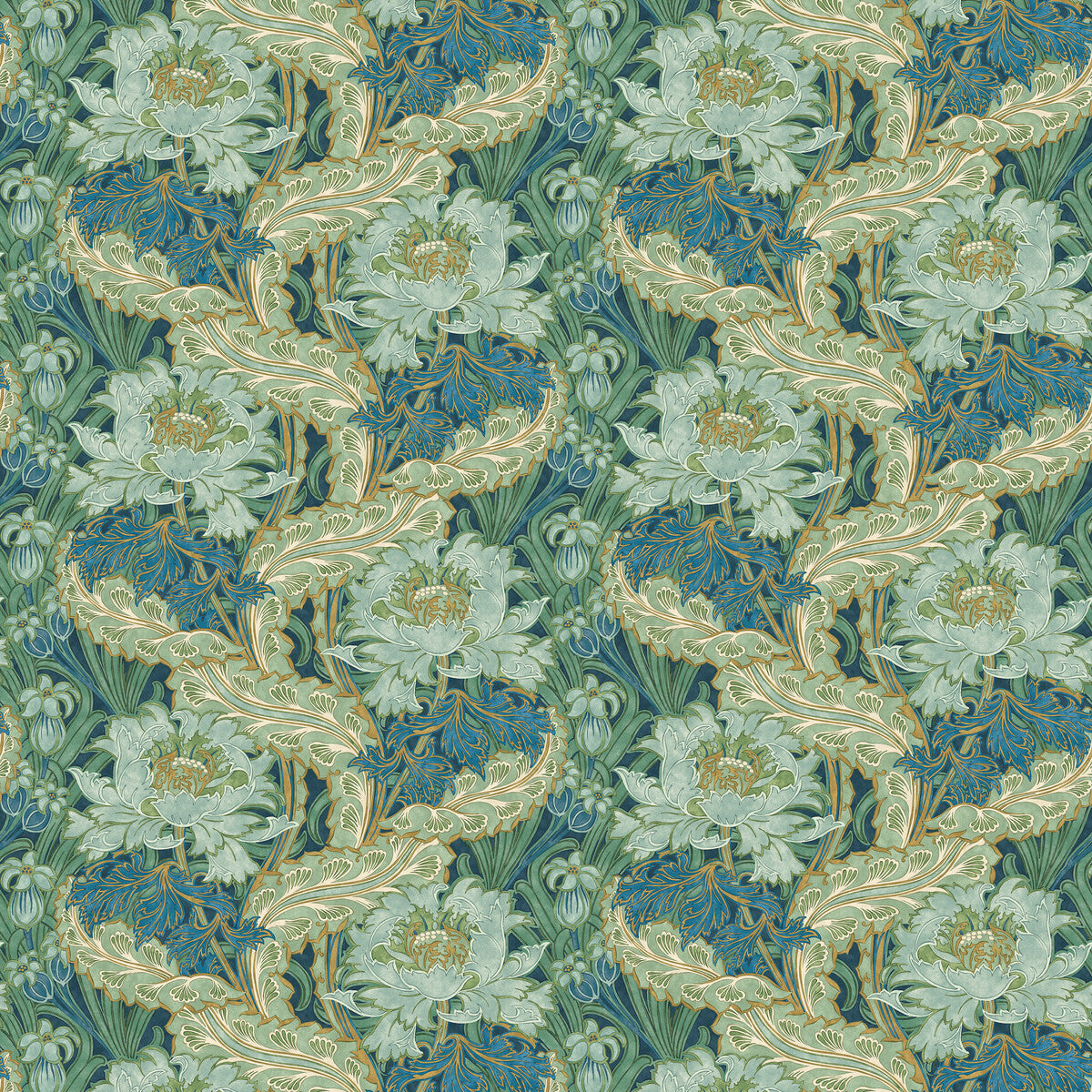 G P & J BAKER BRANTWOOD INDIGO/TEAL