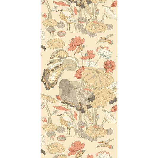 G P & J BAKER NYMPHEUS PARCHMENT/BLUSH