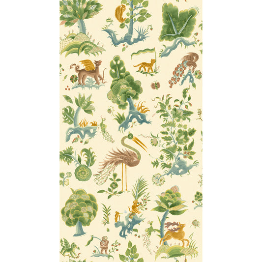 G P & J BAKER GERTRUDE SOFT GREEN/AQUA