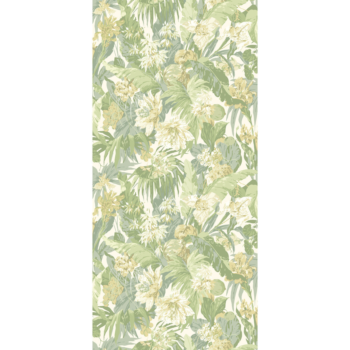 G P & J BAKER TROPICAL FLORAL SOFT GREEN
