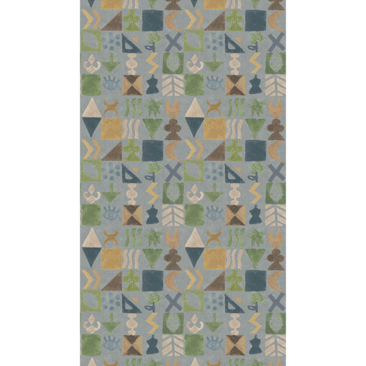 G P & J BAKER POTATO PRINT BLUE