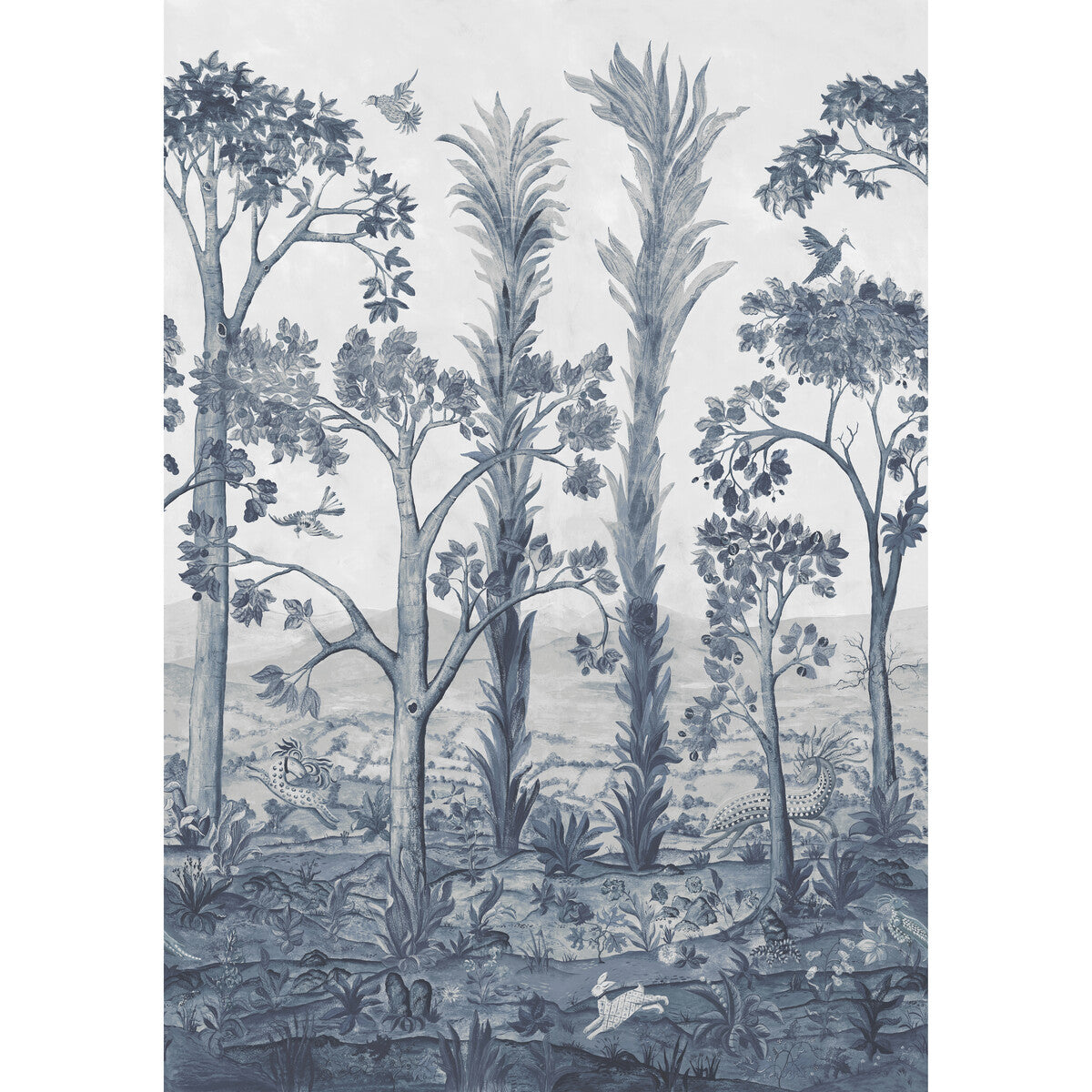 G P & J BAKER TALL TREES DELFT BLUE