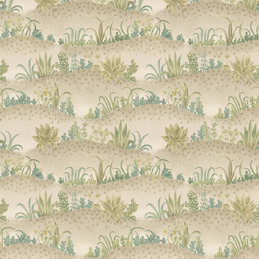 G P & J BAKER GARDEN TAPESTRY SOFT BLUE/GREEN