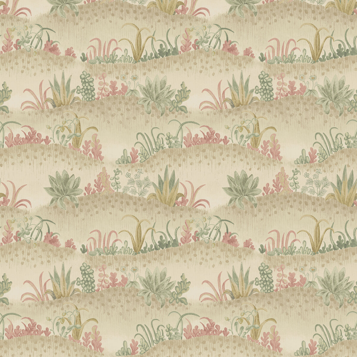 G P & J BAKER GARDEN TAPESTRY PINK/GREEN