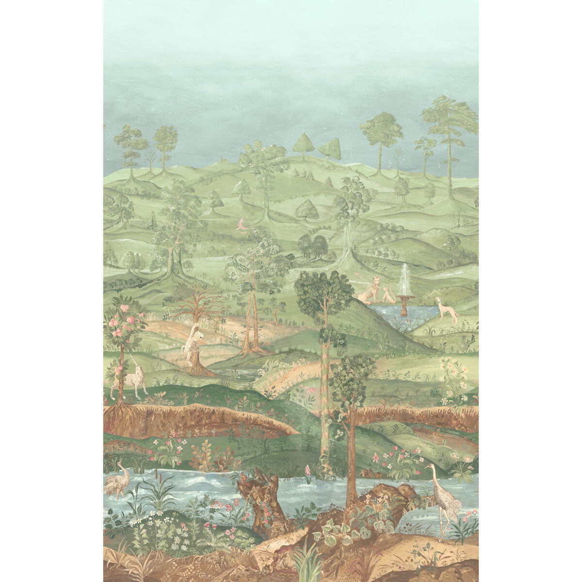 G P & J BAKER ROYAL PARK PANEL ROYAL GREEN