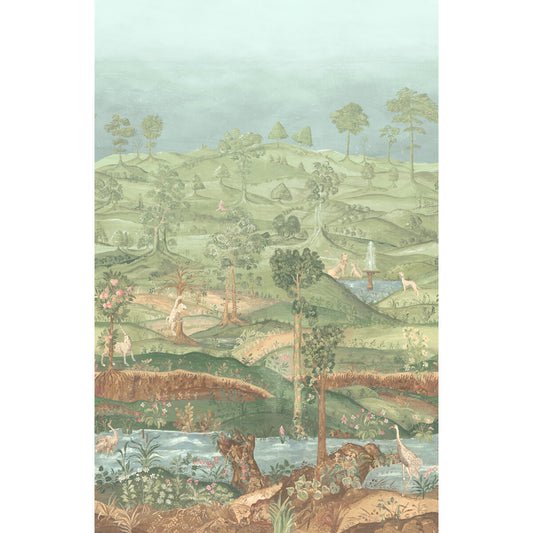 G P & J BAKER ROYAL PARK PANEL ROYAL GREEN