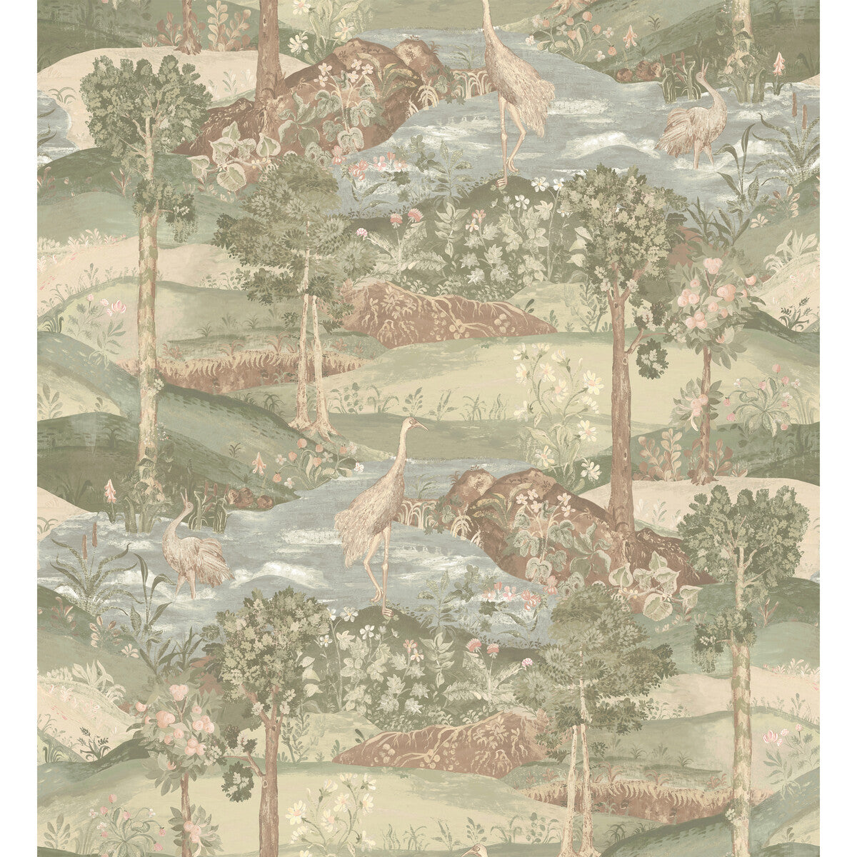 G P & J BAKER PALACE TAPESTRY ANTIQUE
