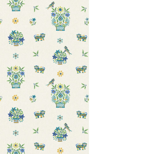 G P & J BAKER ROAR STITCH BLUE/GREEN