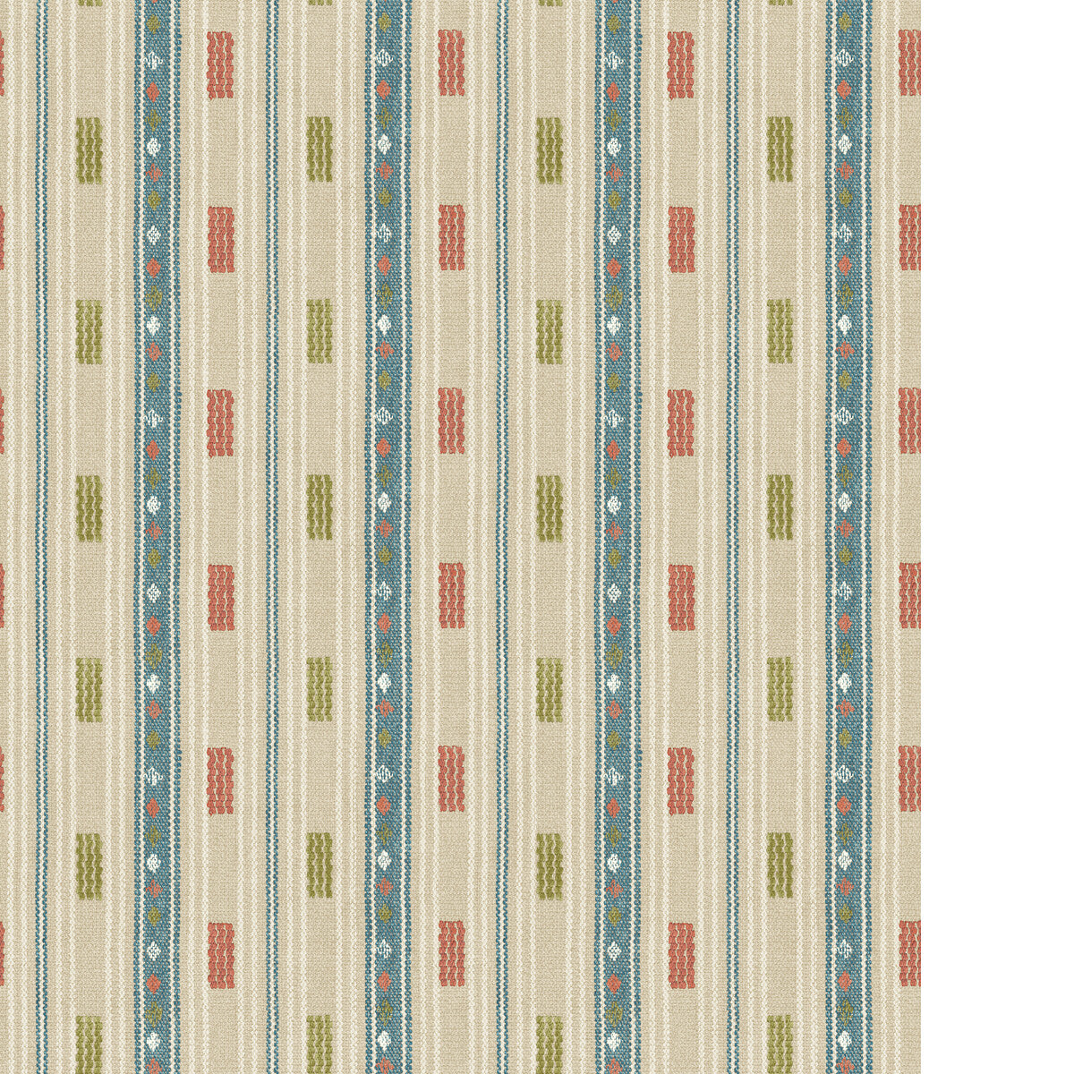 G P & J BAKER TRADEWIND TEAL/SPICE