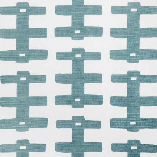 CAROLINE CECIL TEXTILES BRIDGE DENIM/OYSTER