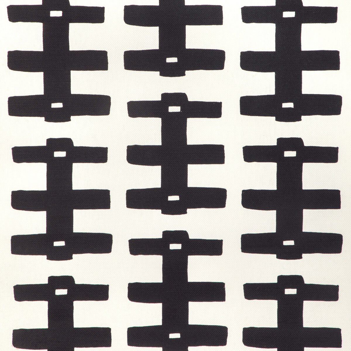 CAROLINE CECIL TEXTILES BRIDGE BLACK/OYSTER