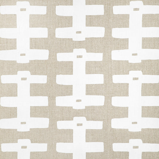 CAROLINE CECIL TEXTILES BRIDGE WHITE/NATURAL