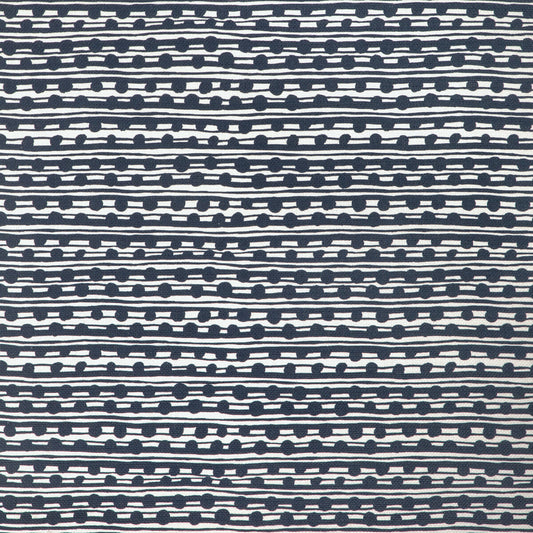 CAROLINE CECIL TEXTILES GAMAL DARK NAVY/OYSTER