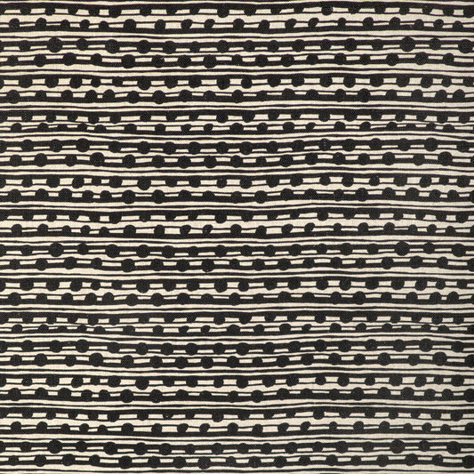 CAROLINE CECIL TEXTILES GAMAL BLACK/NATURAL