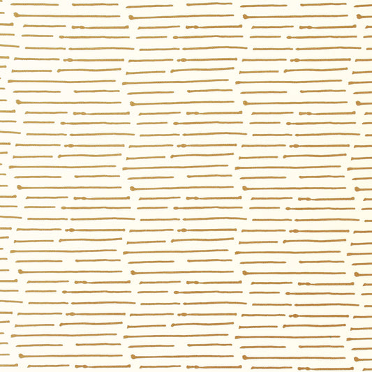 CAROLINE CECIL TEXTILES INK STRIPE COGNAC/OYSTER