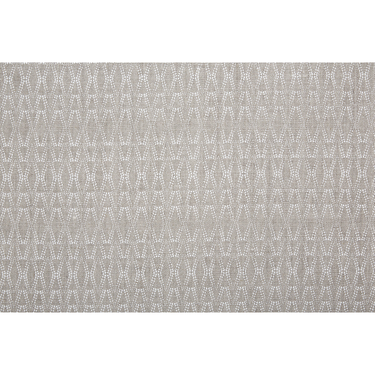 CAROLINE CECIL TEXTILES KETUT WHITE/NATURAL
