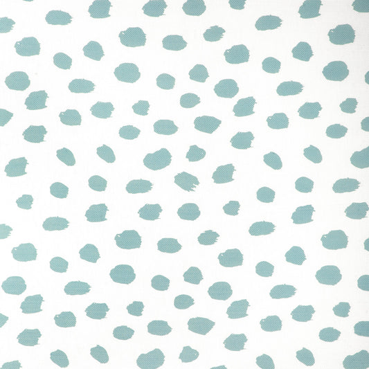 CAROLINE CECIL TEXTILES PAINT DOT DENIM/OYSTER