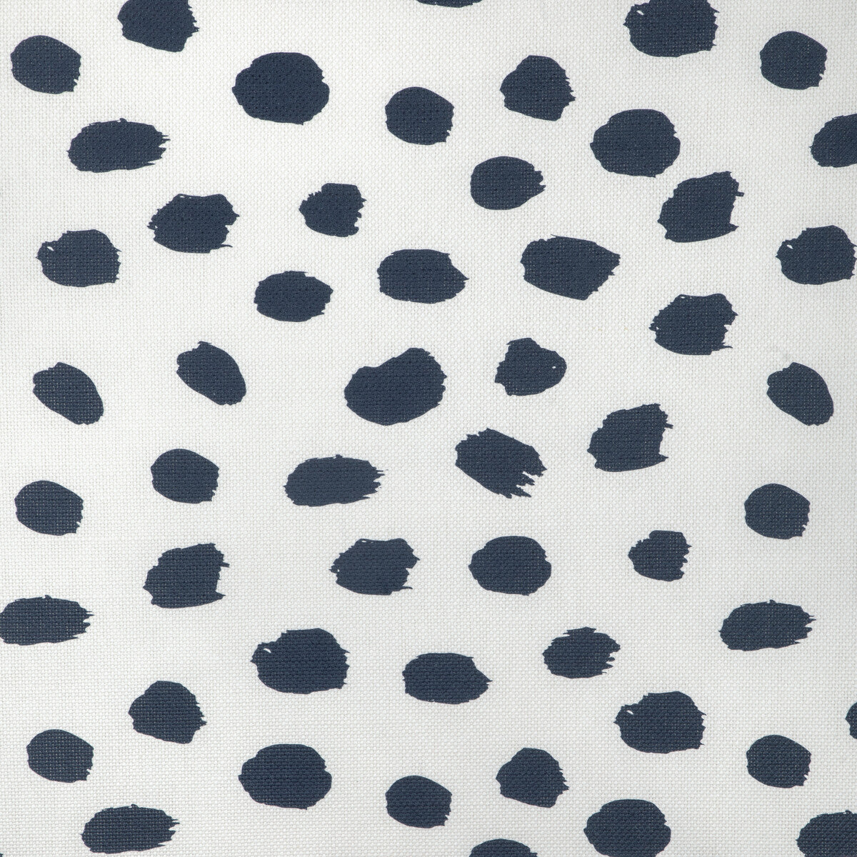 CAROLINE CECIL TEXTILES PAINT DOT DARK NAVY/OYSTER
