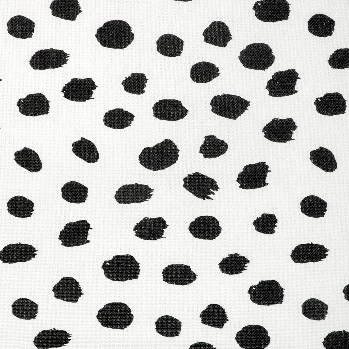 CAROLINE CECIL TEXTILES PAINT DOT BLACK/OYSTER