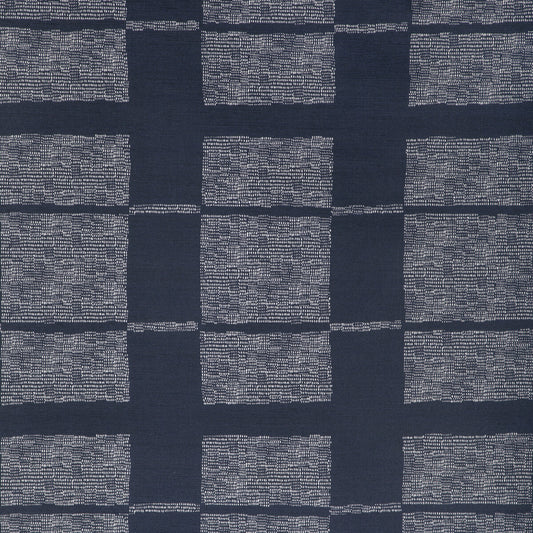 CAROLINE CECIL TEXTILES REED DARK NAVY/OYSTER