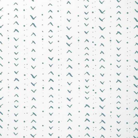 CAROLINE CECIL TEXTILES TITIK DENIM/OYSTER