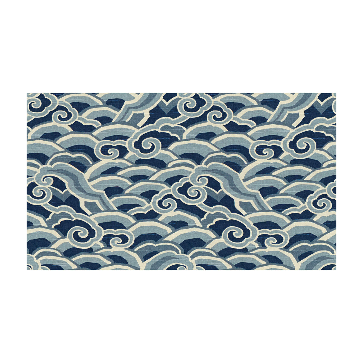 KRAVET BASICS DECOWAVES ULTRAMARINE
