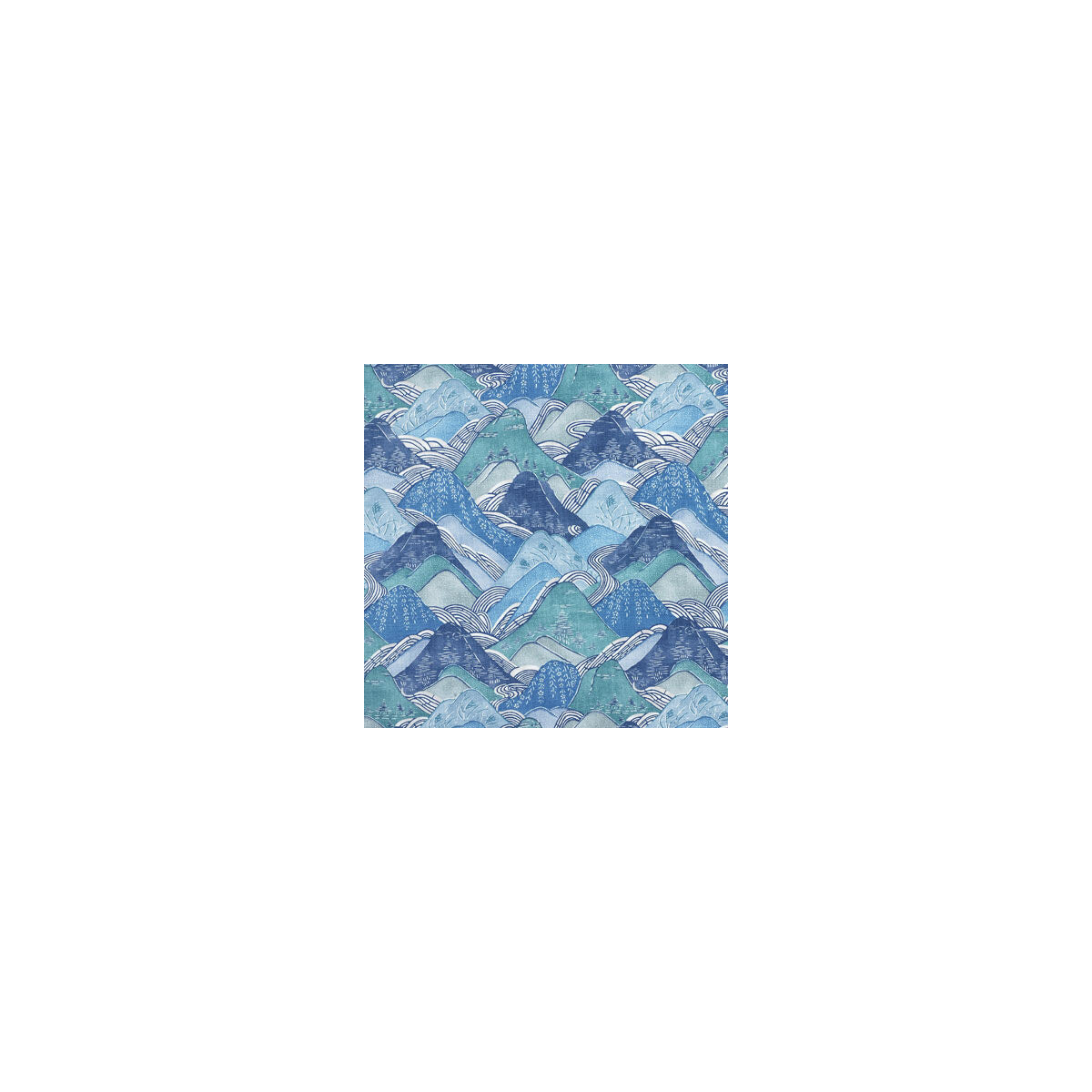 LEE JOFA MODERN EDO LINEN TEAL