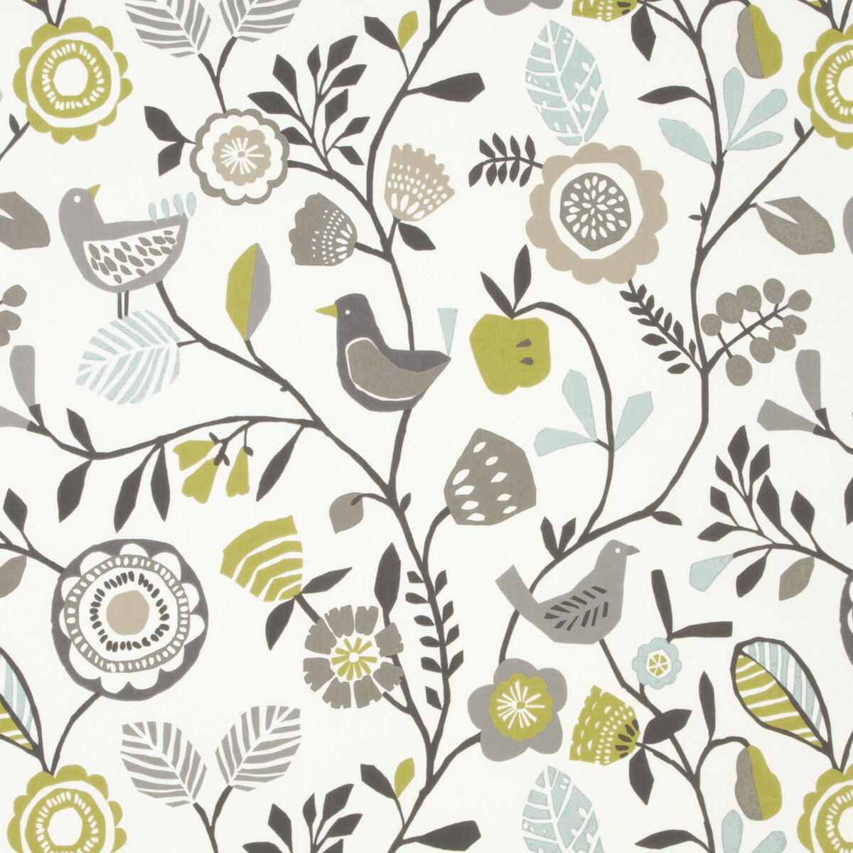 CLARKE AND CLARKE FOLKI CHARTREUSE/CHARCOAL