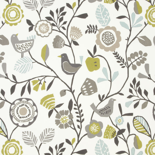 CLARKE AND CLARKE FOLKI CHARTREUSE/CHARCOAL