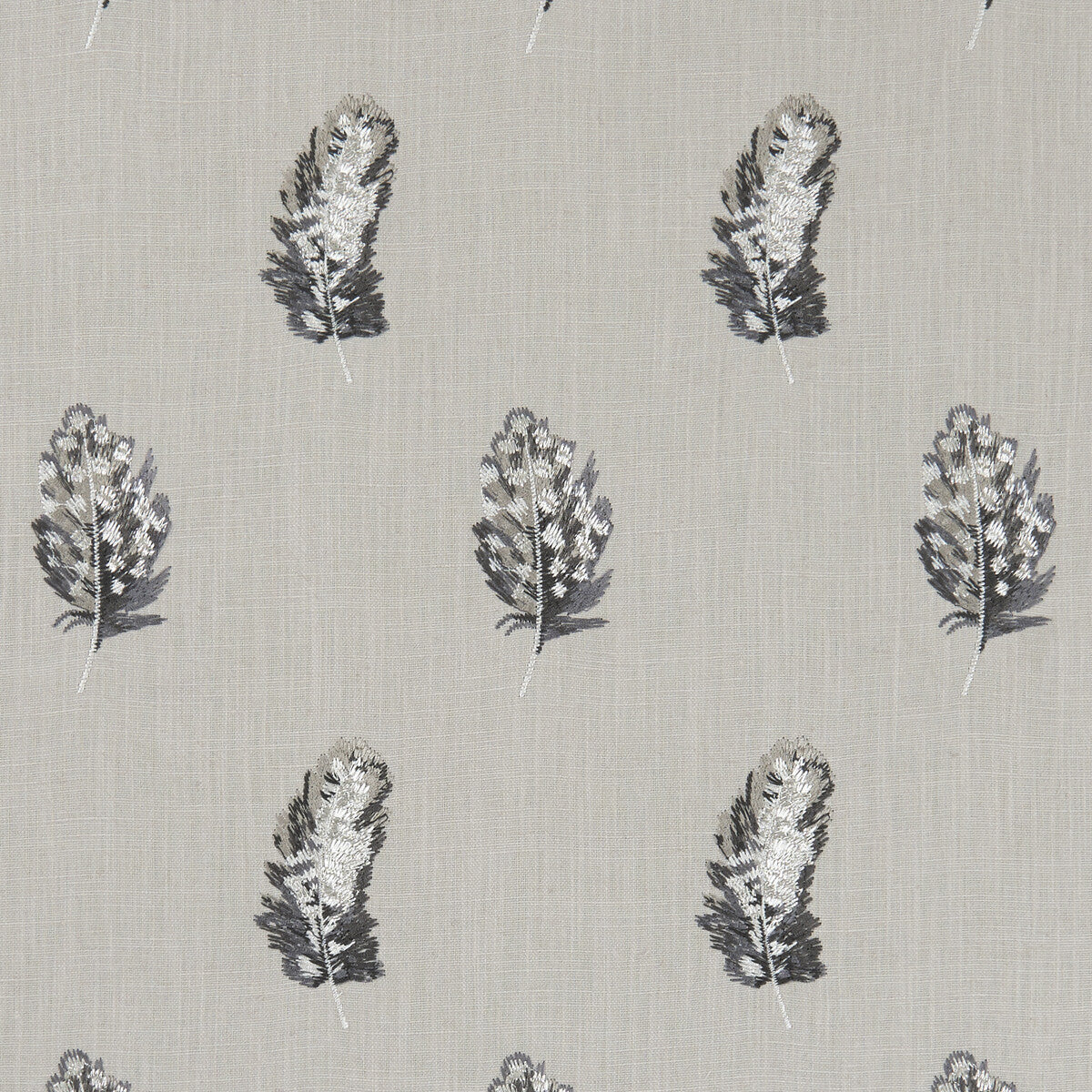 CLARKE AND CLARKE PLUMIS CHARCOAL/LINEN