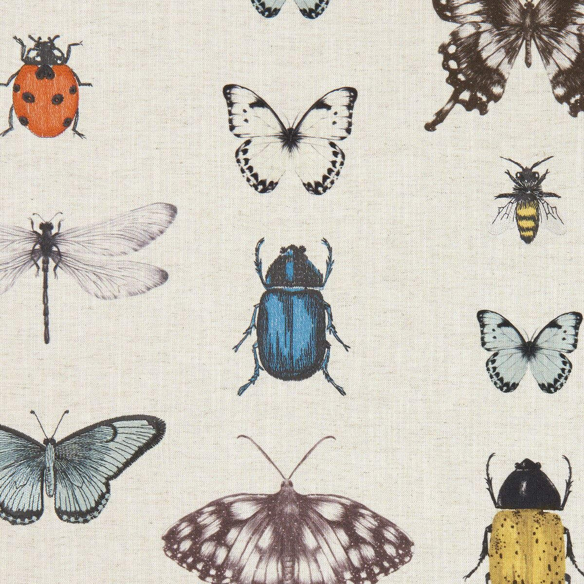 CLARKE AND CLARKE PAPILIO MINERAL/LINEN