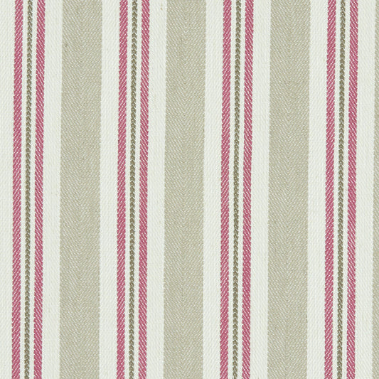 CLARKE AND CLARKE ALDERTON RASPBERRY/LINEN