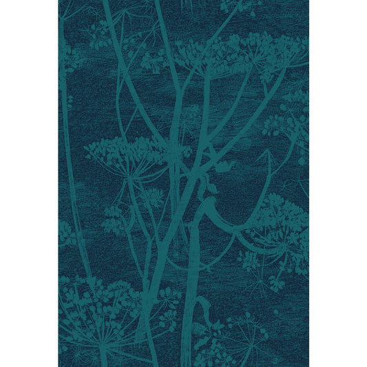 COLE & SON COW PARSLEY PRINT PETROL/INK